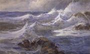 unknow artist Waves and Rocks oil painting picture wholesale